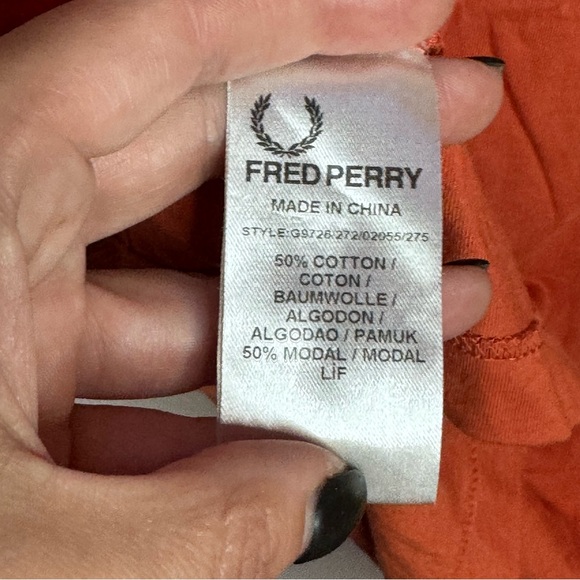 EUC Fred Perry tank top. Two tone color. - Picture 4 of 4